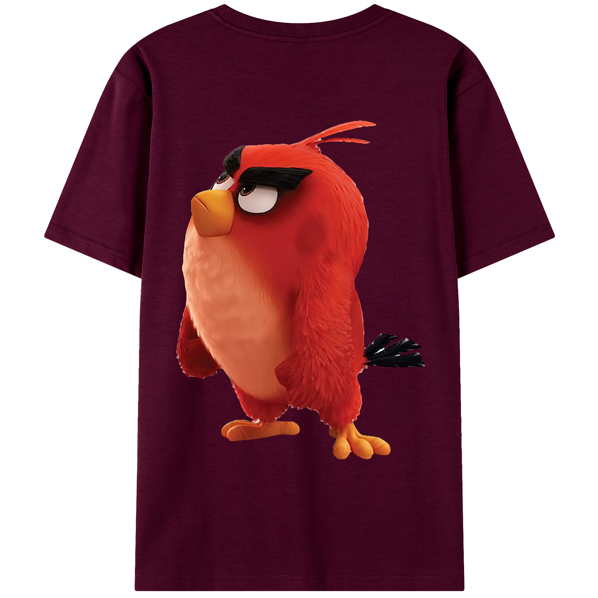（画像用） Angry Birds アングリーバード レディース半袖Tシャツ(バックプリント)